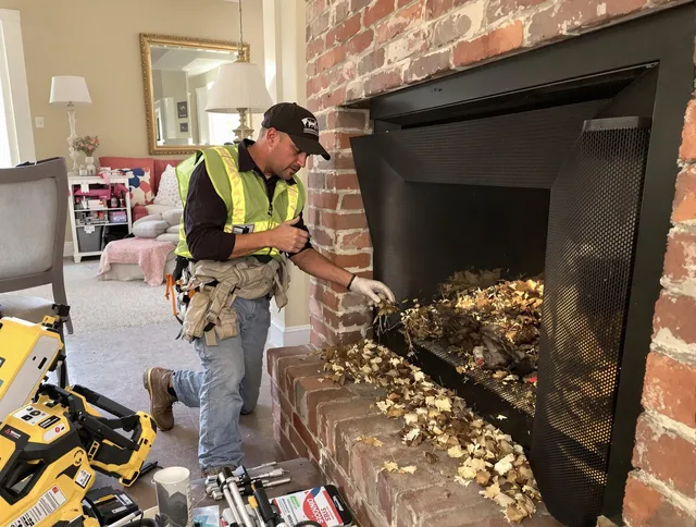 Safe screening installation by New Canaan Chimney Sweep in New Canaan, CT