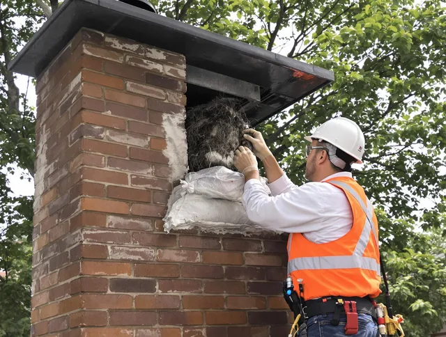 Humane removal of debris and animals by New Canaan Chimney Sweep in New Canaan, CT