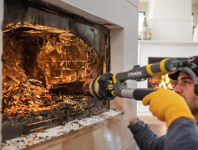 Professional chimney cleaning by New Canaan Chimney Sweep in New Canaan, CT