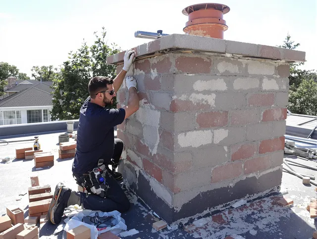 Advanced chimney repair process by New Canaan Chimney Sweep in New Canaan, CT