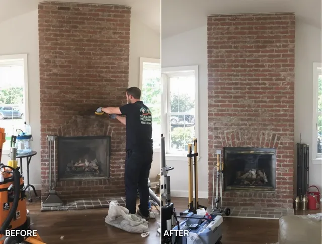 Finished chimney sweeping service by New Canaan Chimney Sweep in New Canaan, CT