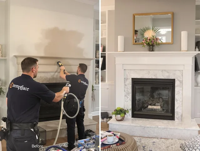 Professional soot removal by New Canaan Chimney Sweep team in New Canaan, CT